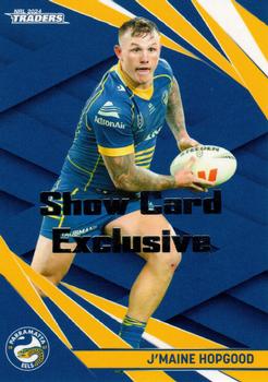 2024 NRL Traders Titanium - Show Card Exclusive #095 J'maine Hopgood Front